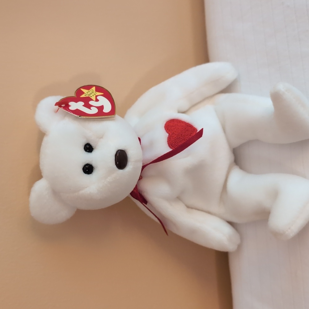 Vintage Rare Retired TY Beanie Baby Valentino